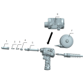 Pistolet à bobine de soudage mig LB250